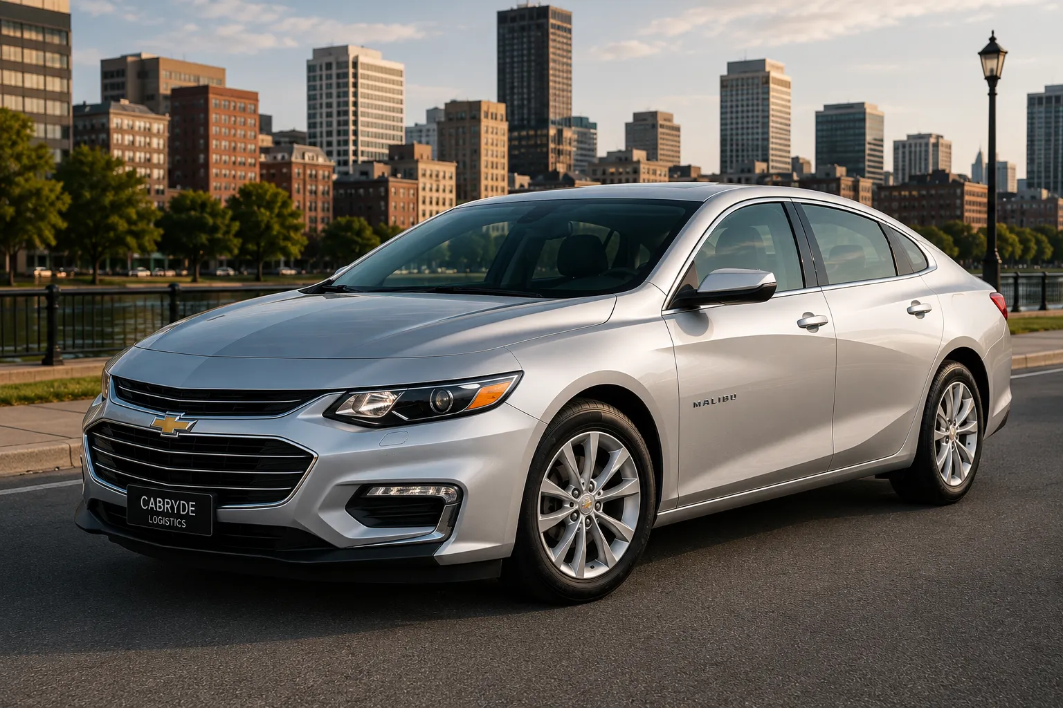 Silver Chevrolet Malibu sedan